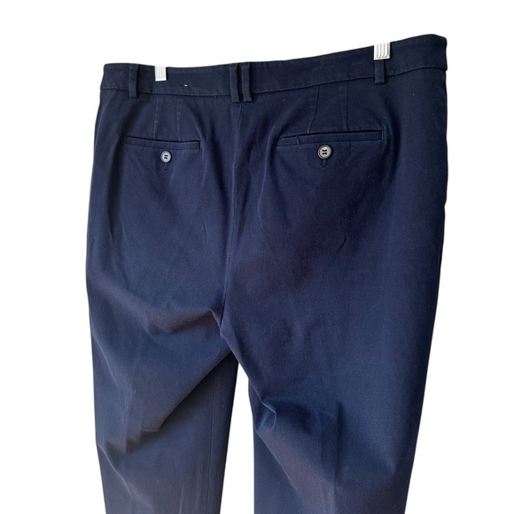 Talbots Navy High-Waist Straight Leg Pant, size 14 - Picture 5 of 5